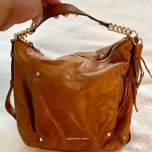 Michael Kors leather shoulder bag
